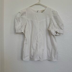 Universal Thread White Puff Sleeve Blouse